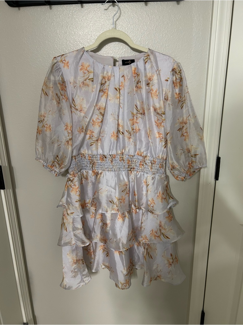 Floral Ruffle Tiered Mini Dress